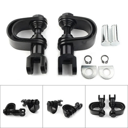 25mm & 32mm Motorcycle Crash Bar Mount Foot Peg Clamp for Harley