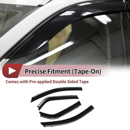 Window Deflectors for Honda Fit Sedan Side Window Vent Visors (2007-2008)