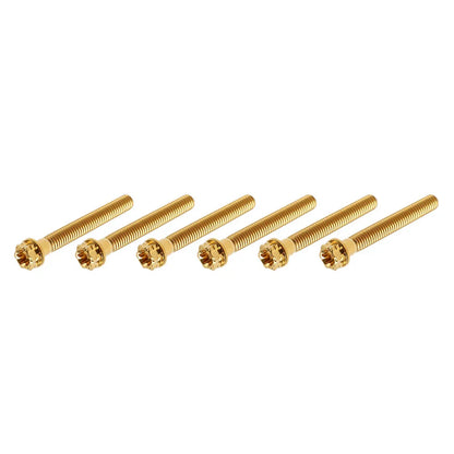6pcs M6x45mm Titanium Torx Head Flange Screws for Motorcycle Bike