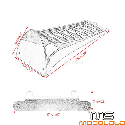 Radiator Guard Cover for Harley Softail Street Bob FXBB FXFB (2018-2020)