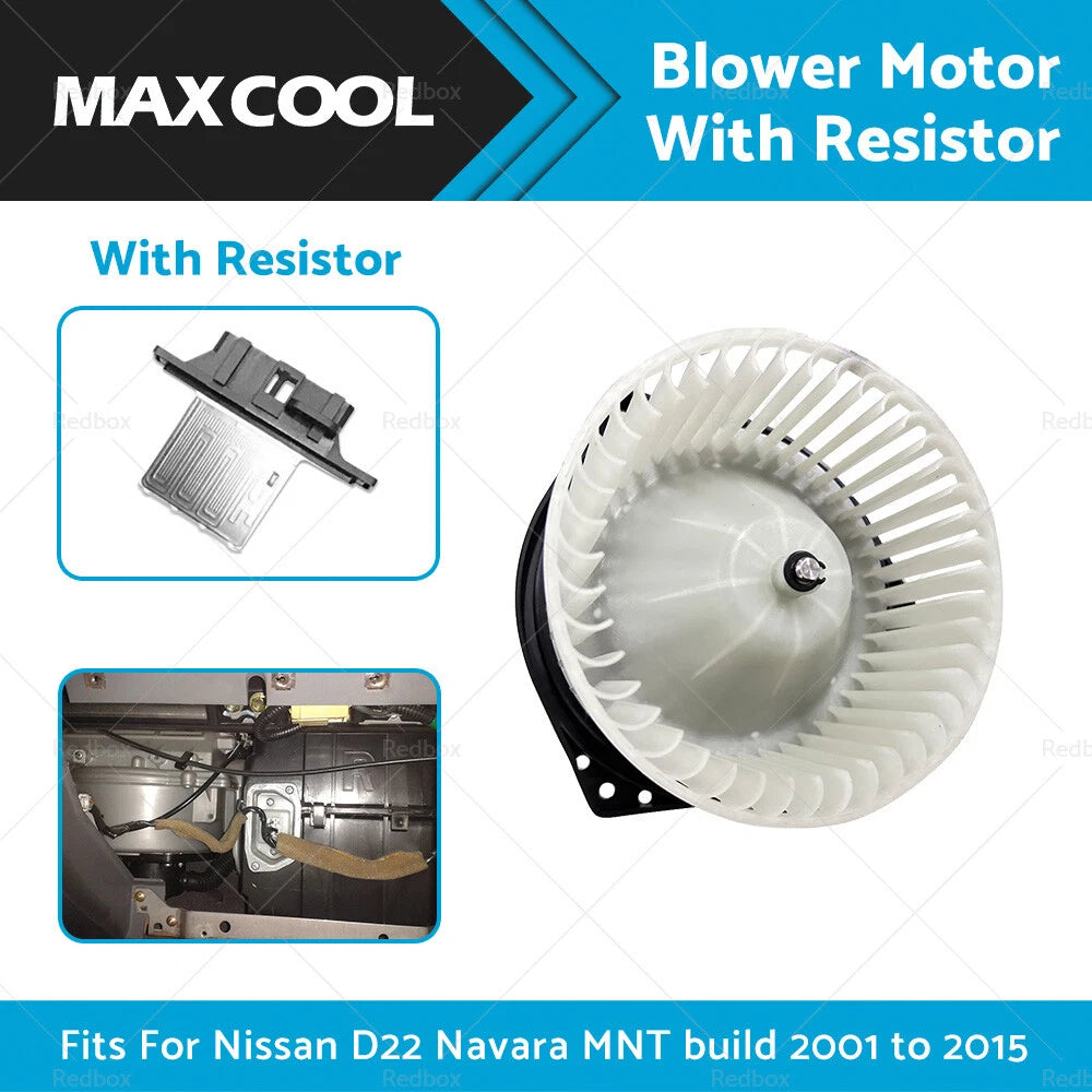 Blower Fan Motor & Resistor for Nissan D22 Navara (2001-2015)
