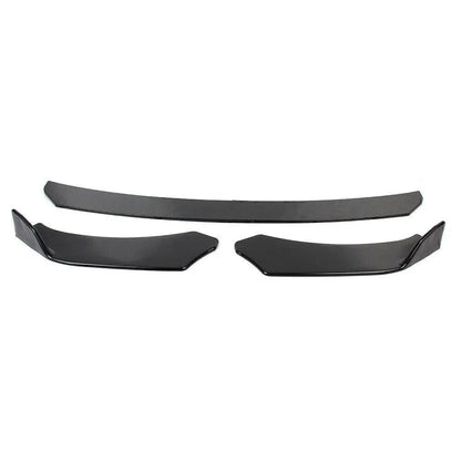 Glossy Black Front Bumper Lip Chin Spoiler for Universal Car