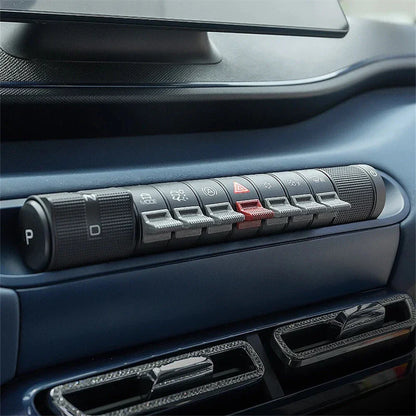 7Pcs Air Conditioning Control Button Stickers for BYD Dolphin Seagull