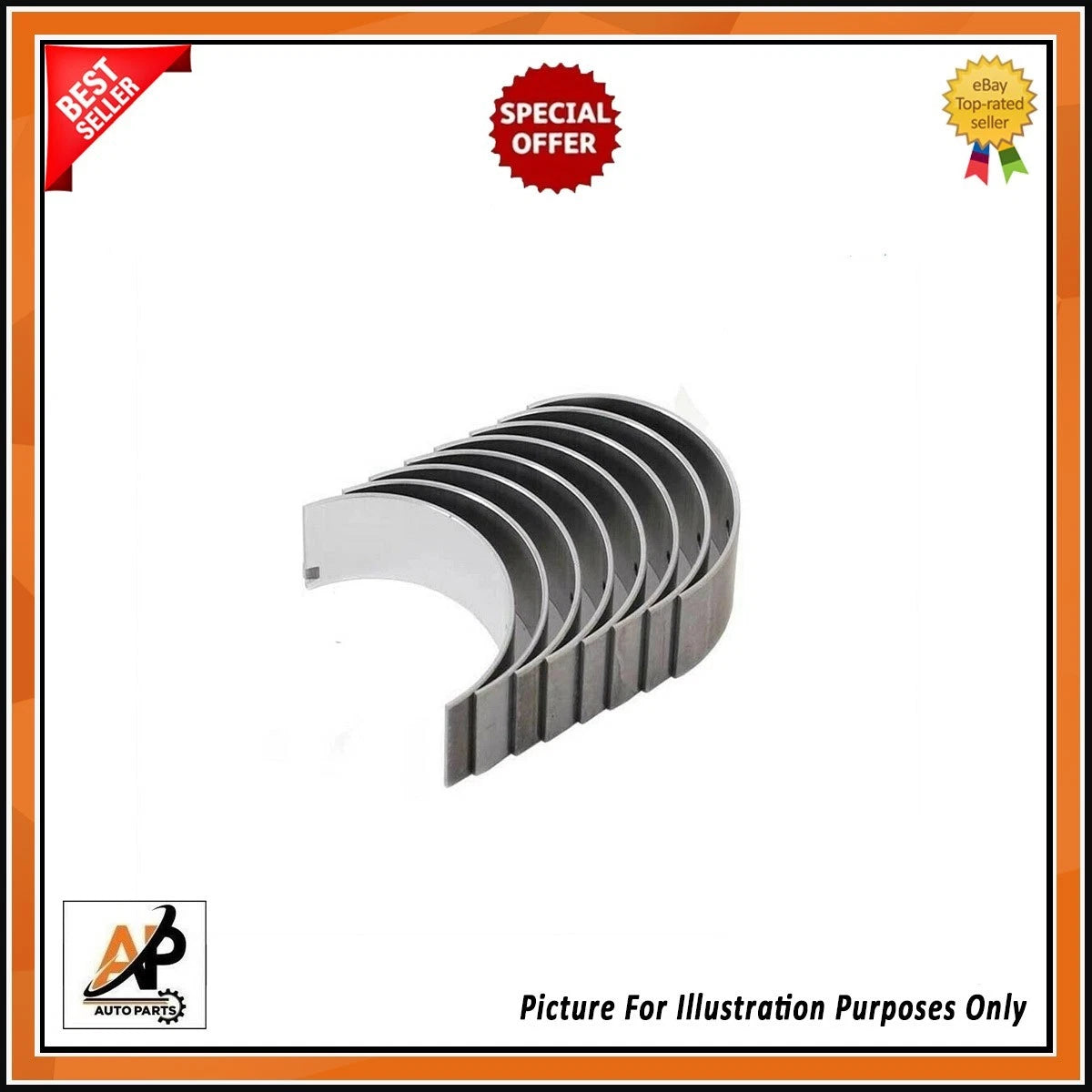 Conrod Bearings 0.50 Replacement Set for Vauxhall Opel Renault 2.3D (2015–2019)