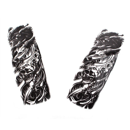 Custom Front Fork Skull Decal Medallion Stickers for Harley Yamaha