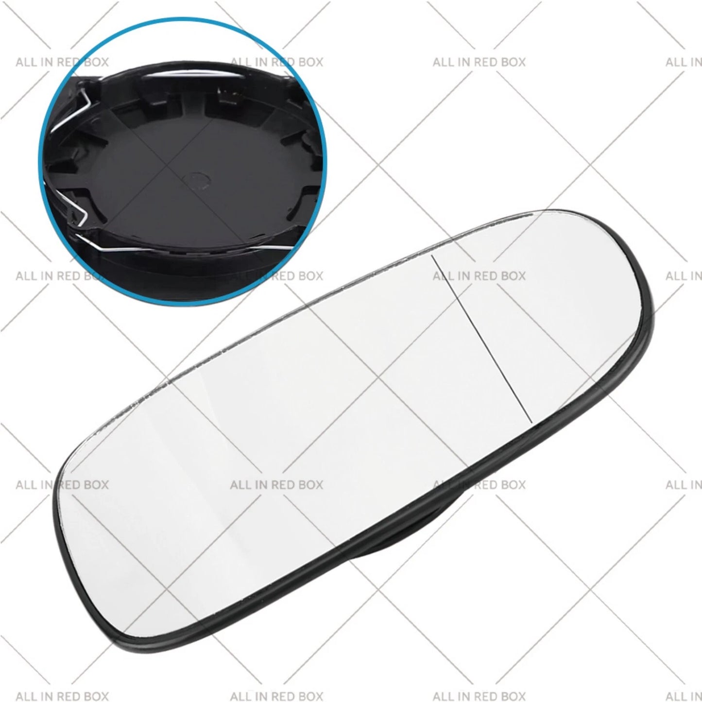 Heated Left Mirror Glass for Saab 9-5, 9-3 (1998-2012)