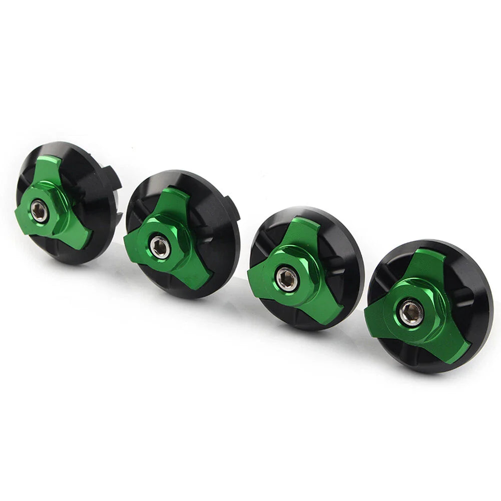 4x Frame Hole Cap Cover Plug for KAWASAKI Ninja 250 250R 300 ZX250 ZX300R