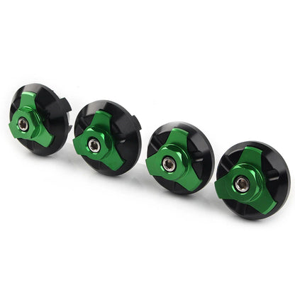 4x Frame Hole Cap Cover Plug for KAWASAKI Ninja 250 250R 300 ZX250 ZX300R