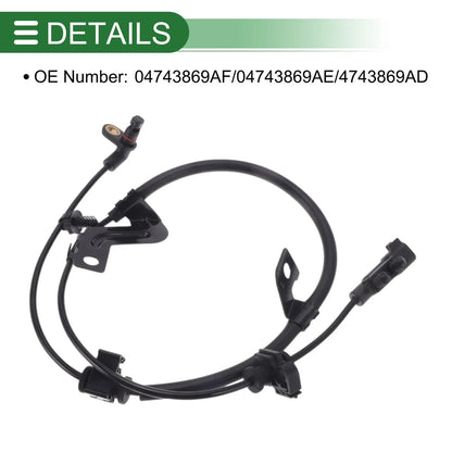 ABS Wheel Speed Sensor for Dodge Journey (2011-2020) - 1 x Left Rear Sensor