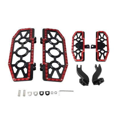 Front Floorboard & Rear Foot Pegs with Mounts for Harley Touring (93-23)