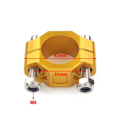 Universal Rotating Bar Clamp 22mm 7/8" for Brake Clutch Perch Gold
