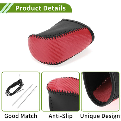 Dodge Journey Gear Shift Knob Cover 2011-2020 Red Carbon Fiber