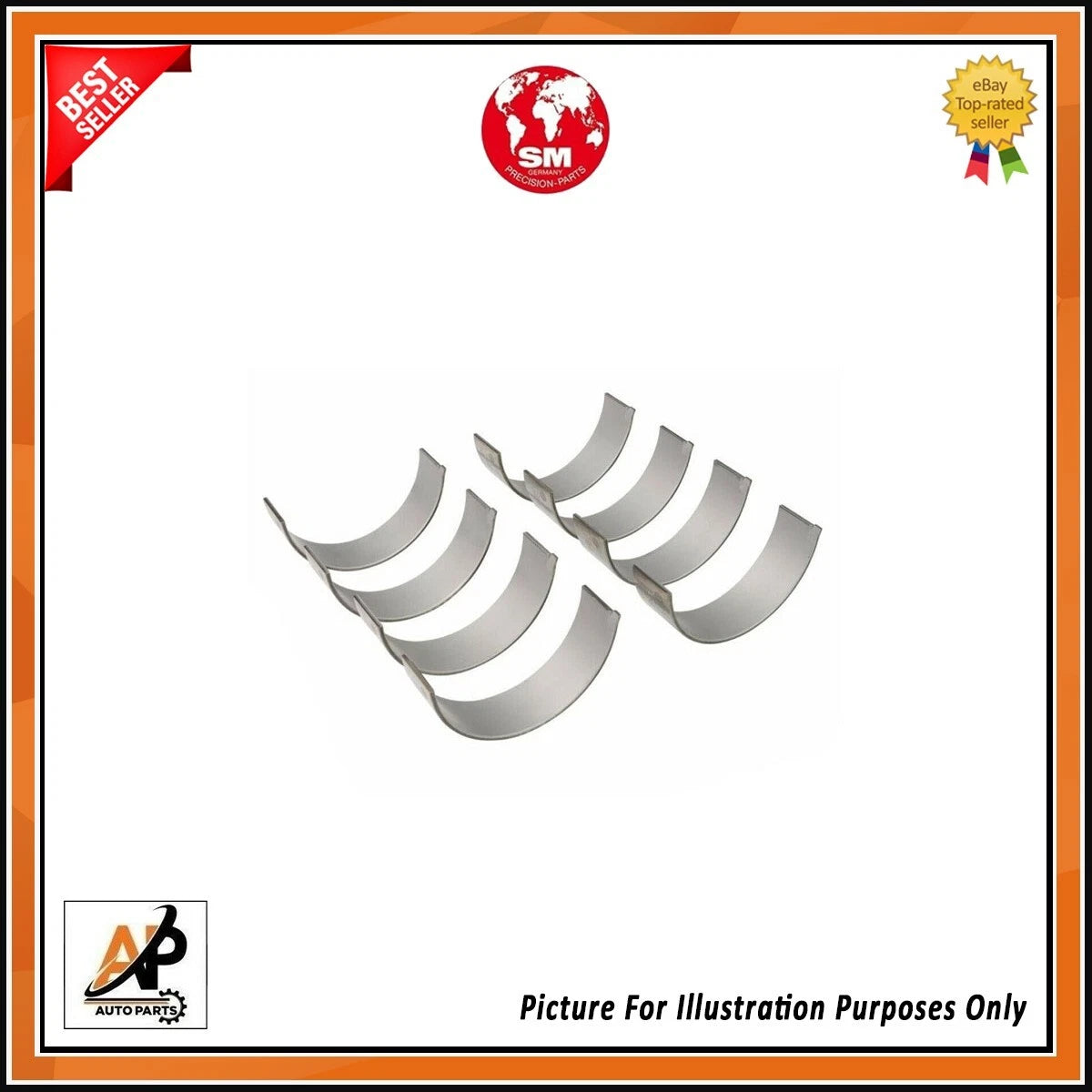 Big End Conrod Bearings Set 0.25 for Nissan Interstar 2.2 2.5 Diesel (2001–2020)