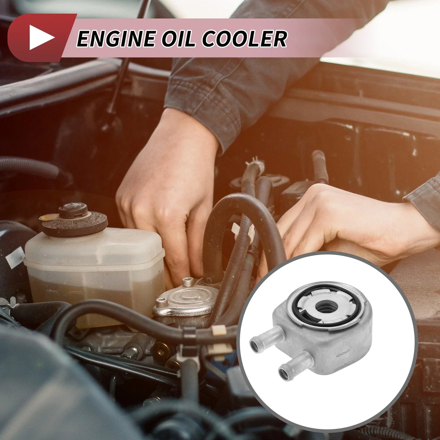 Engine Oil Cooler for Hyundai Santa Fe (2013-2018)