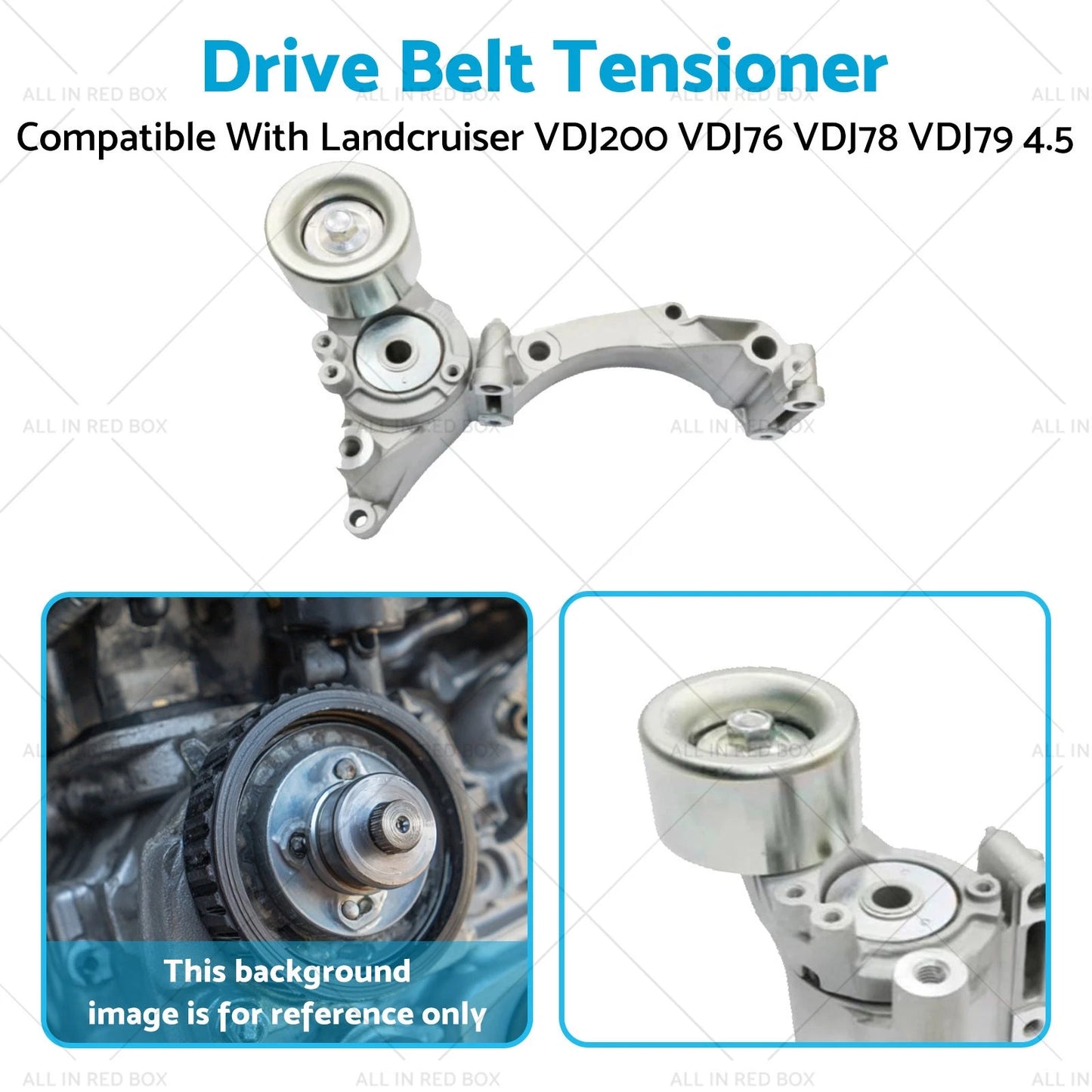 Drive Belt Tensioner for Toyota Landcruiser VDJ200 VDJ76 VDJ78 VDJ79 (2007-2021)