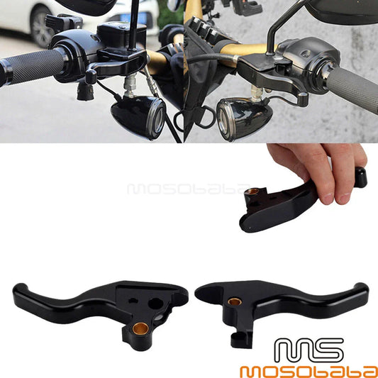 2 Finger Hand Lever Kit Brake Clutch Levers for Harley Softail Fat Boy (2015-2022)
