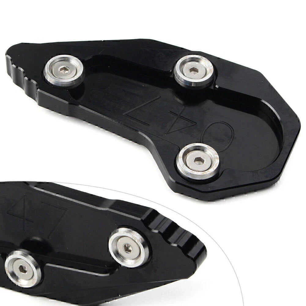 Black Kickstand Extension Pad for BMW R1200R R1200RS (2015-2016)