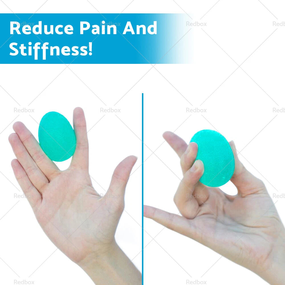 4 x Hand Therapy Stress Relief Exercise Balls for Grip Strengthening