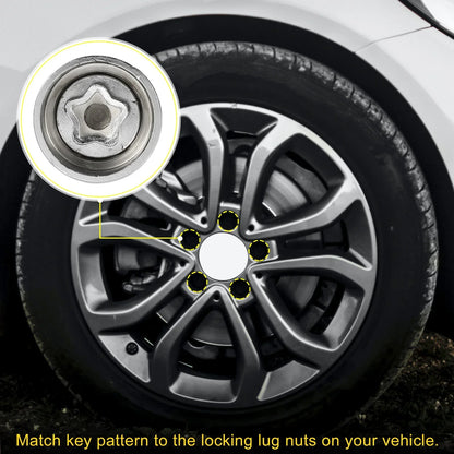 320 Wheel Lock Lug Nut Set with Protector Socket for Mercedes Benz