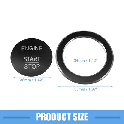 Engine Start Stop Button Cover for Mercedes-Benz B C GLC GLA CLA (2015-2023)