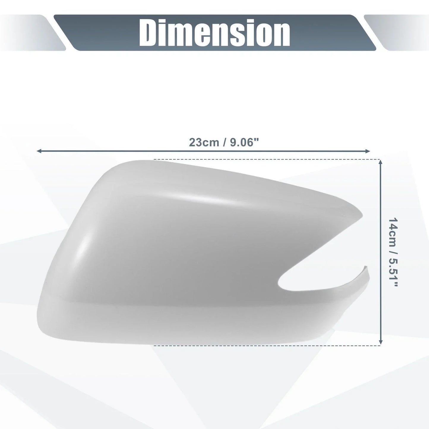 Left Side Car Mirror Cover Cap for Honda Fit (2009-2013)