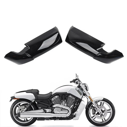 Glossy Black Radiator Side Covers for Harley VRSCF V-Rod Muscle (2009-2017)