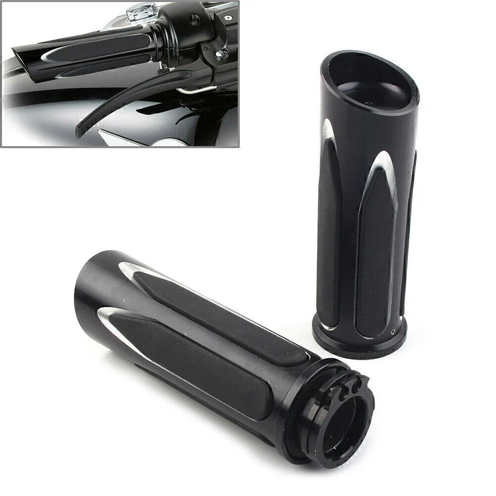 Soft Touch Hand Grips for Harley Touring Street Road Glide Electra Glide (2009-2023)