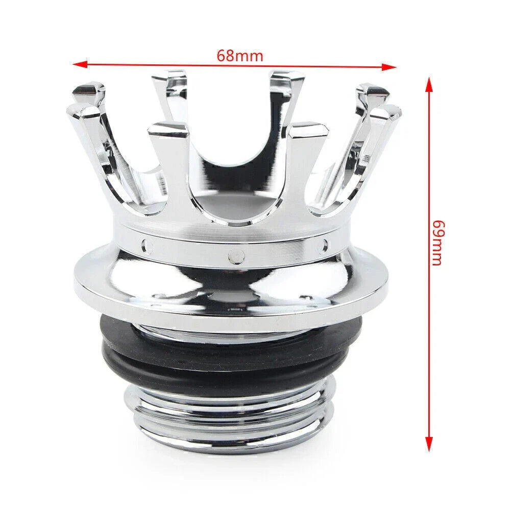 Chrome Gas Cap Fuel Tank Cover for Harley Sportster