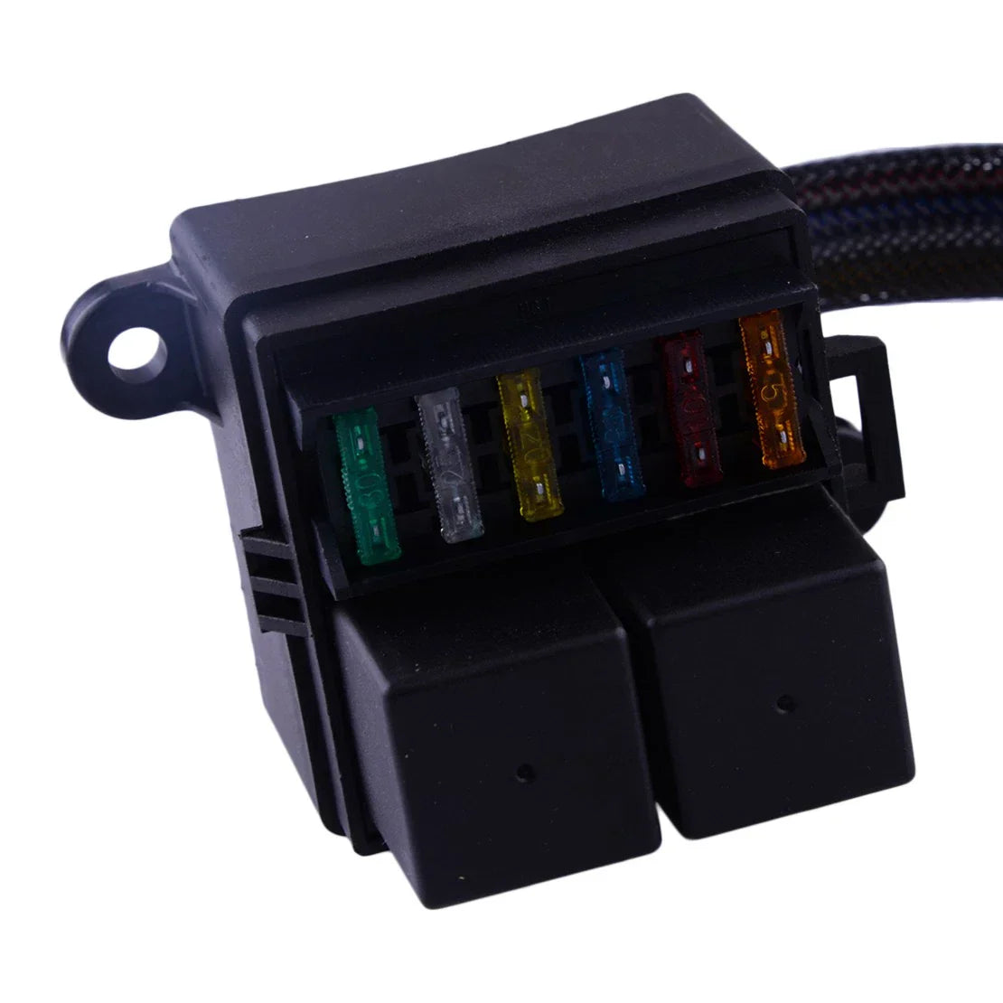 Prewired Fuse Relay Box & Fuses for 12V Car, Truck, Boat ( Specified)