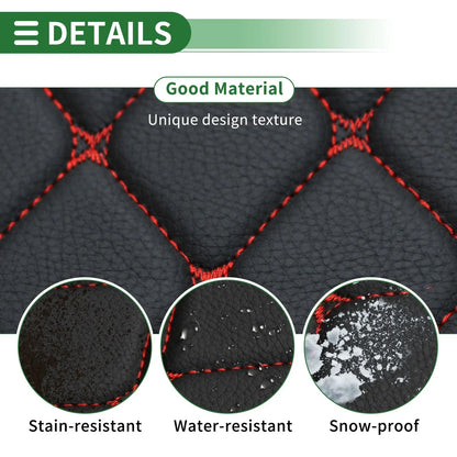 Cargo Liner Rear Trunk Mat for Honda CR-V 2012-2016 3D Diamond Pattern Black