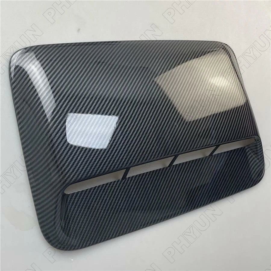 Carbon Fiber Look Air Flow Intake Hood Scoop Vent Cover for AU Car