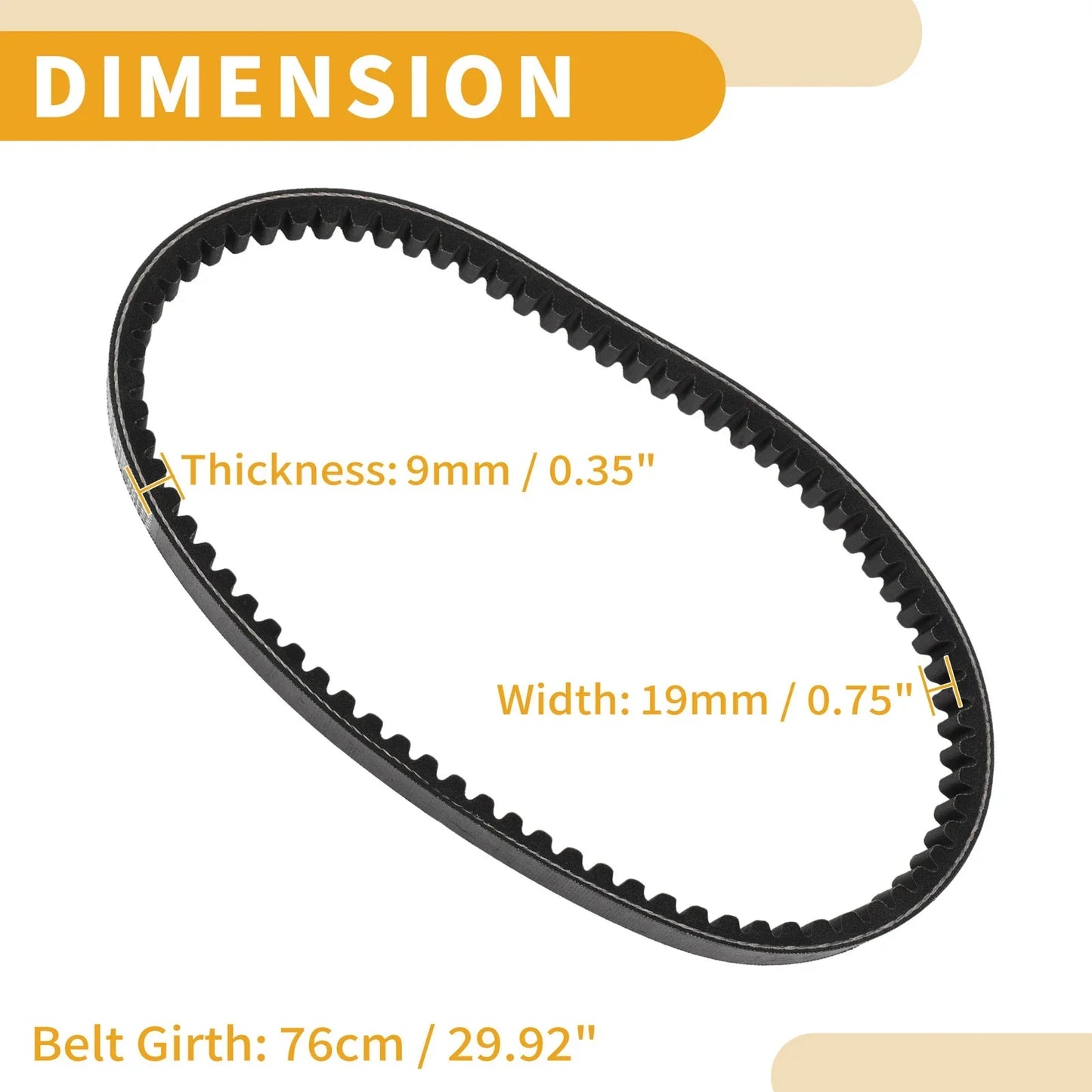 Drive Belt V-Belt for Honda LEAD 110 NHX110 (2008-2015) Motorcycle Parts