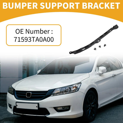 RH Side Rear Bumper Support Bracket for Honda Accord (2008-2012) 1 x Black ABS