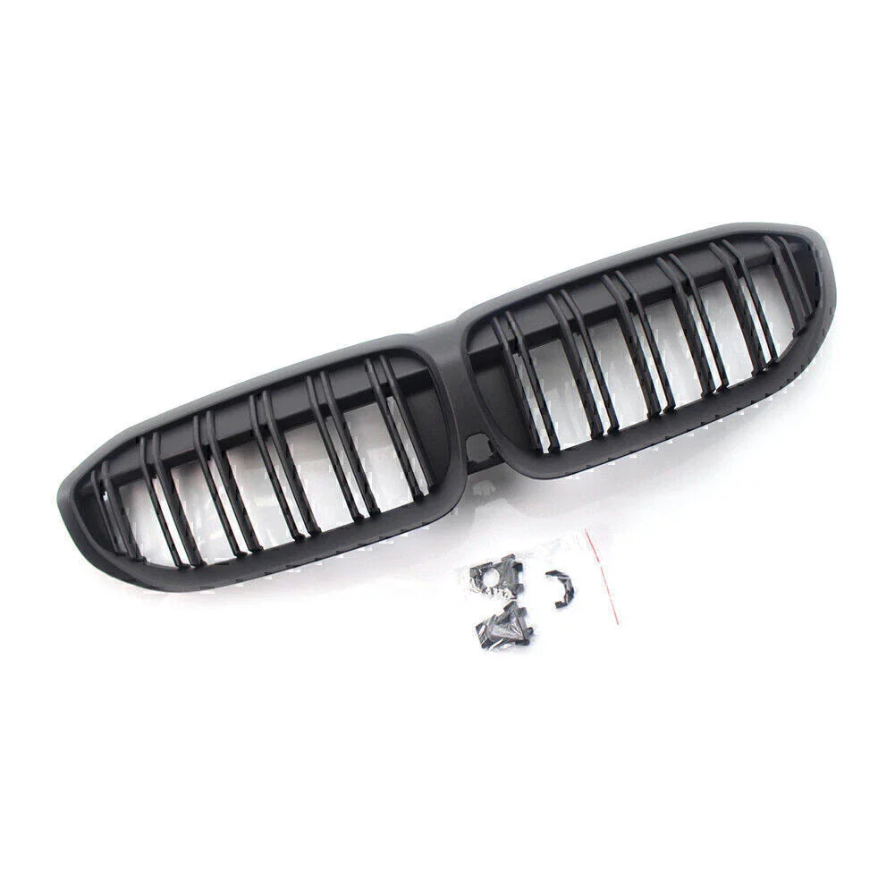 Double Slat Grill for BMW 3 Series G20 Matte Black (2019-2022)