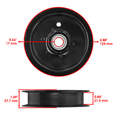 Deck Pulley Replacement 52-60 inch for Exmark FMD52 FMD60 (2004–2014)