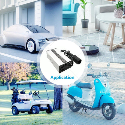 48V 6A Snap Head Golf Cart Battery Charger for EZ-GO TXT Club Car