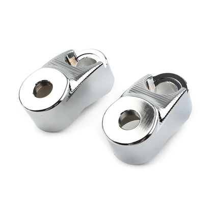 Chrome Short Front Turn Signal Mounts 39mm 49mm for Harley Sportster FXR