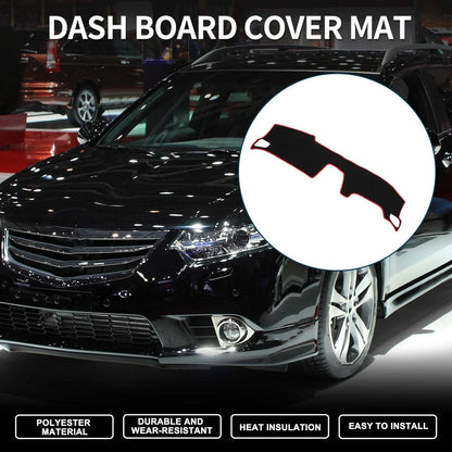 Dashboard Cover Mat for Honda Accord CY2 Sun Protector Pad Black Red