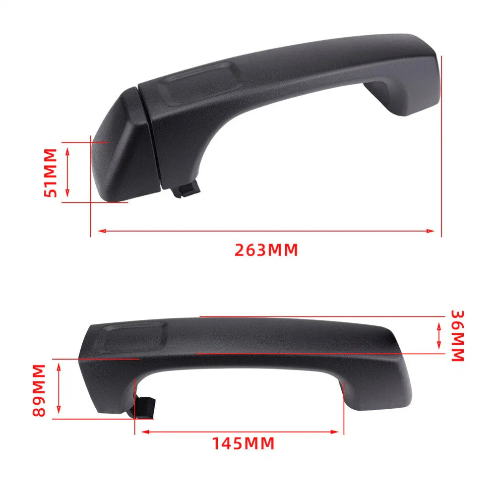 Black Outside Door Handle for Hummer H3 H3T (2006-2010)