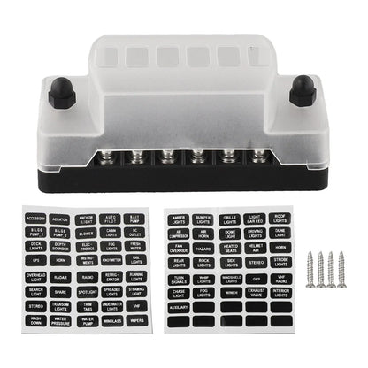 Flame retardant fuse holder for cars and boats