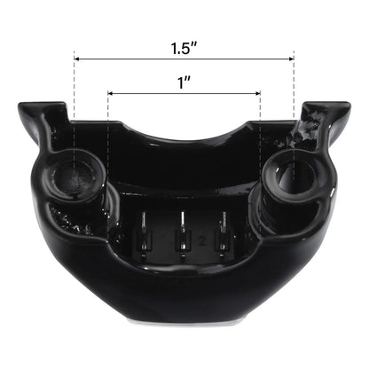 Black Clutch Bracket Control Switch Button for Harley Touring Street Glide