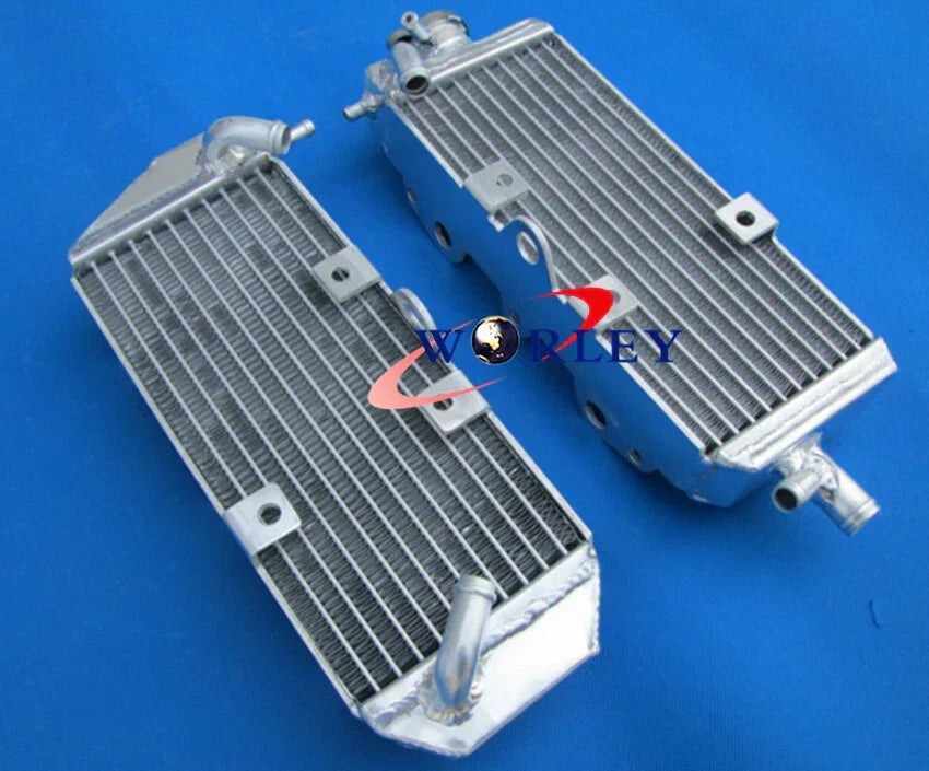 Aluminum Radiator & Black Hose for Suzuki RM125 1992-1995 ()