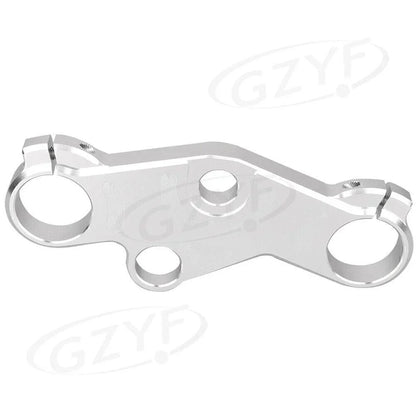 Triple Tree Front End Upper Top Clamp Silver for SUZUKI GSXR 600 1000 (01-02)