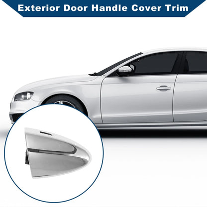Exterior Door Handle Cover Trim for Lexus LS460 (2008-2015) Chrome Silver