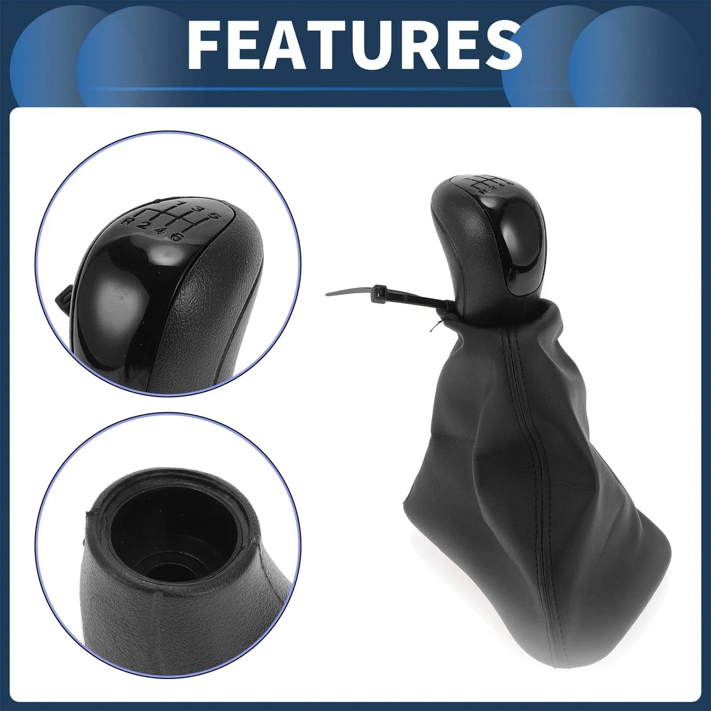 6 Speed Gear Shifter Knob & Cover for Mercedes Benz Sprinter W906 (2006-2018)