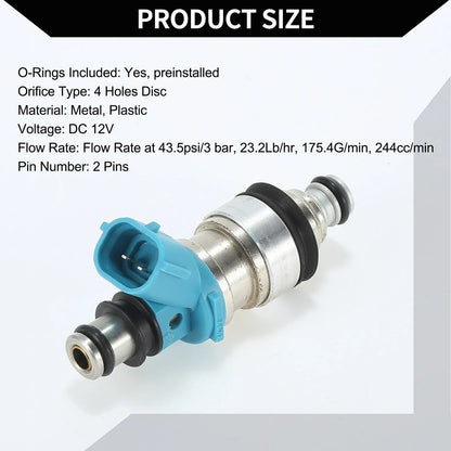 Fuel Injector for Toyota Avalon XL, XLS 1997-1999 3.0L Blue 1 x Unit