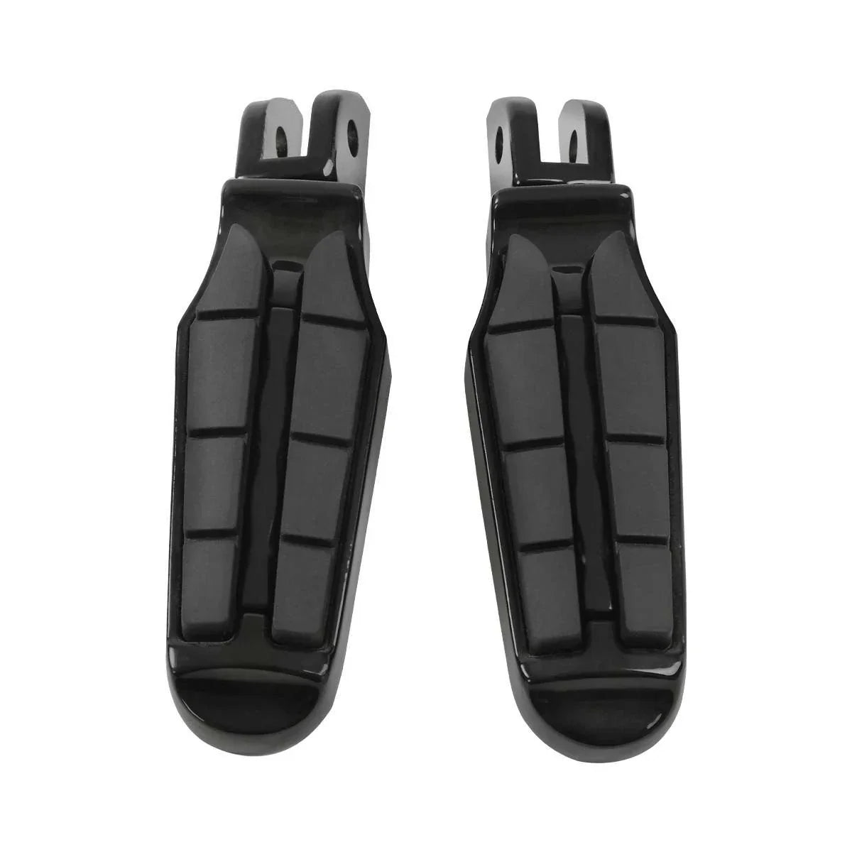 Black Driver Rider Footpegs for Harley Softail Fat Bob (2018-2025)