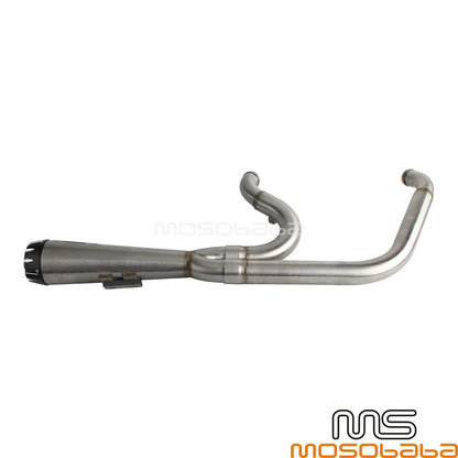 Exhaust Pipe System 2 Into 1 for Harley Softail Low Rider EI Diablo (2018-2023)