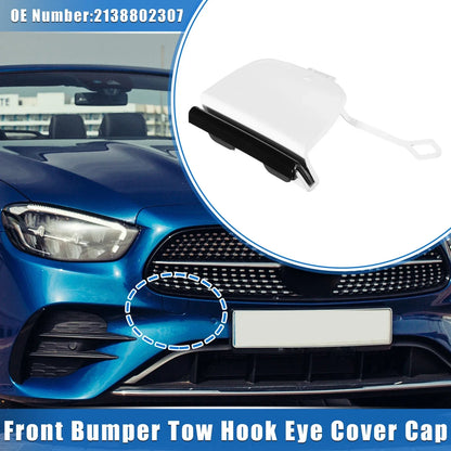 Front Bumper Tow Hook Eye Cover for Mercedes-Benz E-Class W213 (2017-2023)