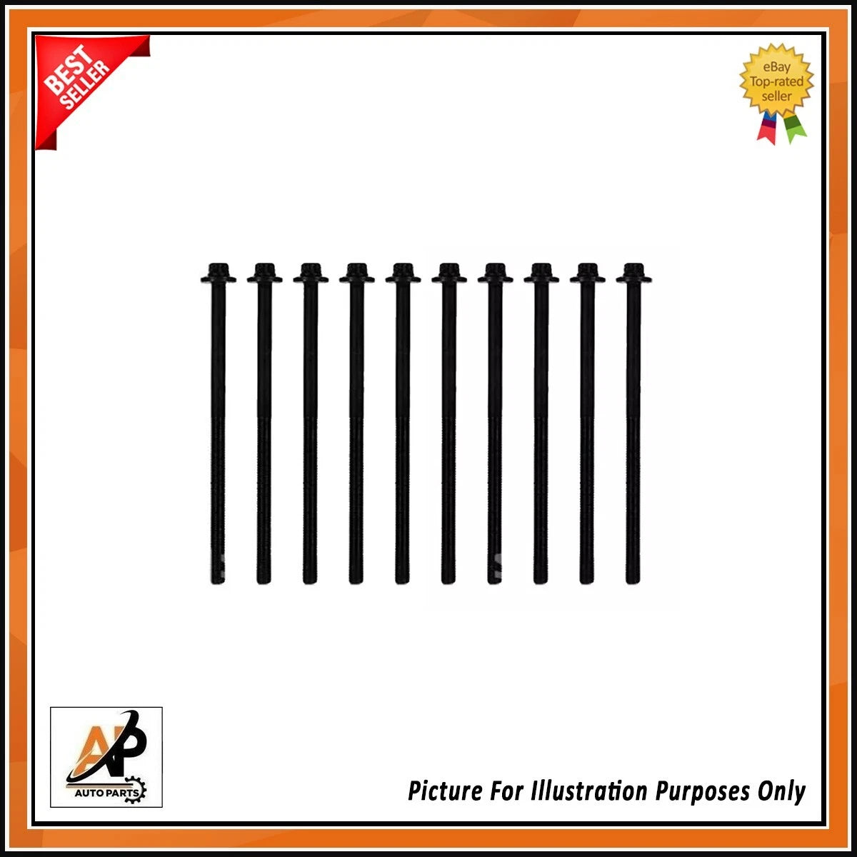 Engine Head Bolts Replacement Set for Mercedes-Benz A B C Class (2005–2019)